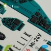 KELIK K72056 MI-24V INTERIOR 3D DECALS FOR HOBBYBOSS KIT 1/72